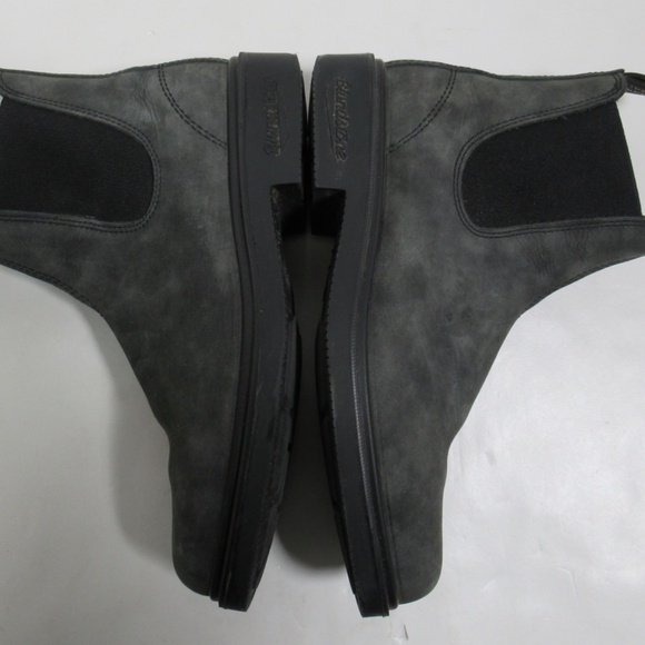 Blundstone Men's #1308 Dress Chelsea Boots Chisel Toe Rustic Black Size 7.5 US M - Picture 8 of 12